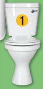 Astra/Melisa Close-Coupled Suite Front-Flushing S07833-Each