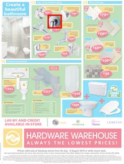 Hardware Warehouse Gauteng : Build With Value (25 Jul - 8 Aug 2016), page 4