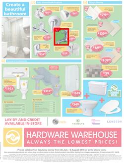 Hardware Warehouse Gauteng : Build With Value (25 Jul - 8 Aug 2016), page 4