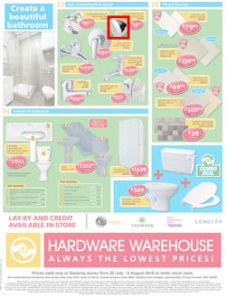 Hardware Warehouse Gauteng : Build With Value (25 Jul - 8 Aug 2016), page 4