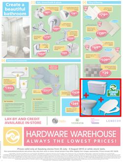 Hardware Warehouse Gauteng : Build With Value (25 Jul - 8 Aug 2016), page 4