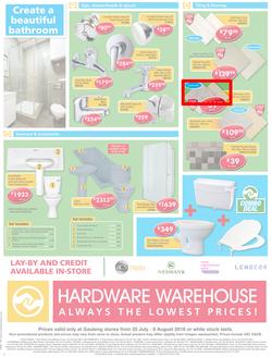Hardware Warehouse Gauteng : Build With Value (25 Jul - 8 Aug 2016), page 4