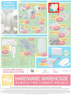Hardware Warehouse Gauteng : Build With Value (25 Jul - 8 Aug 2016), page 4