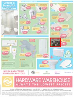 Hardware Warehouse Gauteng : Build With Value (25 Jul - 8 Aug 2016), page 4