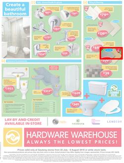 Hardware Warehouse Gauteng : Build With Value (25 Jul - 8 Aug 2016), page 4