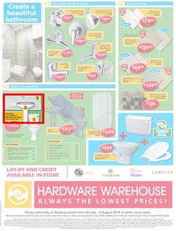 Hardware Warehouse Gauteng : Build With Value (25 Jul - 8 Aug 2016), page 4