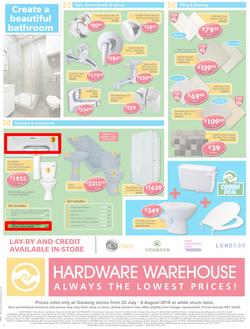 Hardware Warehouse Gauteng : Build With Value (25 Jul - 8 Aug 2016), page 4
