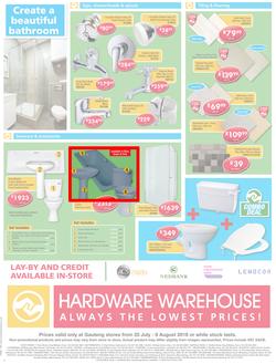 Hardware Warehouse Gauteng : Build With Value (25 Jul - 8 Aug 2016), page 4