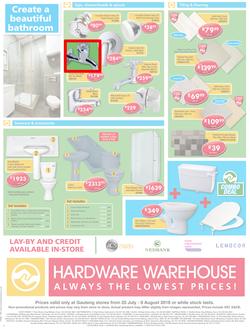 Hardware Warehouse Gauteng : Build With Value (25 Jul - 8 Aug 2016), page 4