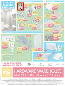 Hardware Warehouse Gauteng : Build With Value (25 Jul - 8 Aug 2016), page 4