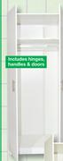 Double-Door Hanging Cupboard A07649-2250mmx900mmx580mm