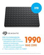 Seagate 3TB 2.5 Expansion