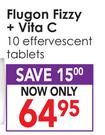Flugon Fizzy + Vita C 10 effervescent Tablets
