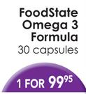 Foodstate Omega 3 Formula-1x30 Capsules