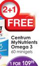Centrum My Nutrients Omega 3 60 Minigels-1's