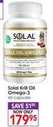 Solal Krill Oil Omega-3-60 Capsules