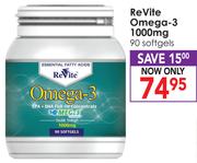 ReVite Omega-3 1000mg-90 Softgels