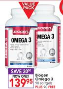 Biogen Omega 3 90 Softgels + 90 Free