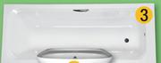 Thandi Luxe Bath White With Handles 1700x720mm S06295-Each