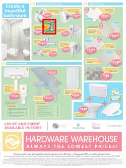 Hardware Warehouse KZN : Build With Value (25 Jul - 8 Aug 2016), page 4