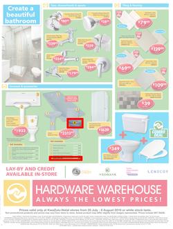 Hardware Warehouse KZN : Build With Value (25 Jul - 8 Aug 2016), page 4