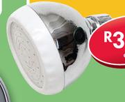 1-Function Shower Rose CP White Face Knuckle Joint-Each