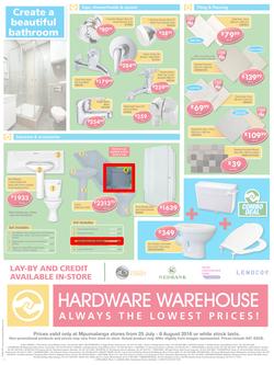 Hardware Warehouse Mpumulanga  : Build With Value (25 Jul - 8 Aug 2016), page 4