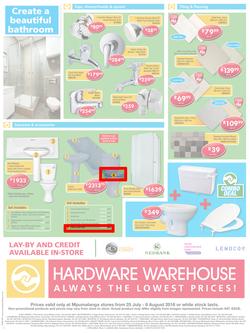 Hardware Warehouse Mpumulanga  : Build With Value (25 Jul - 8 Aug 2016), page 4