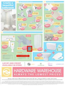 Hardware Warehouse Mpumulanga  : Build With Value (25 Jul - 8 Aug 2016), page 4