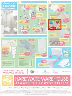 Hardware Warehouse Mpumulanga  : Build With Value (25 Jul - 8 Aug 2016), page 4