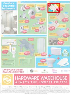 Hardware Warehouse Mpumulanga  : Build With Value (25 Jul - 8 Aug 2016), page 4