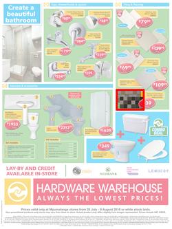 Hardware Warehouse Mpumulanga  : Build With Value (25 Jul - 8 Aug 2016), page 4