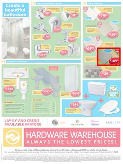 Hardware Warehouse Mpumulanga  : Build With Value (25 Jul - 8 Aug 2016), page 4