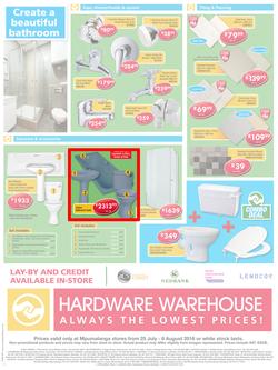 Hardware Warehouse Mpumulanga  : Build With Value (25 Jul - 8 Aug 2016), page 4