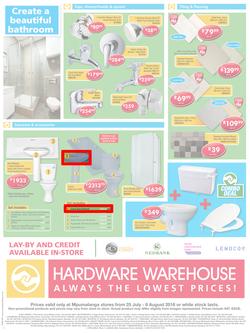 Hardware Warehouse Mpumulanga  : Build With Value (25 Jul - 8 Aug 2016), page 4