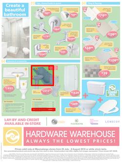 Hardware Warehouse Mpumulanga  : Build With Value (25 Jul - 8 Aug 2016), page 4