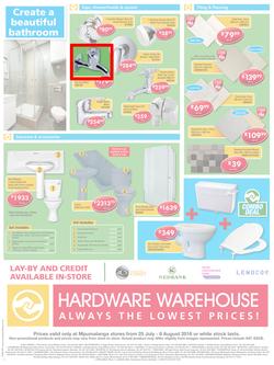 Hardware Warehouse Mpumulanga  : Build With Value (25 Jul - 8 Aug 2016), page 4