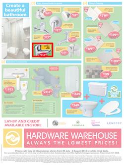 Hardware Warehouse Mpumulanga  : Build With Value (25 Jul - 8 Aug 2016), page 4