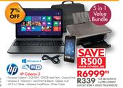 HP Celeron 2, 5 In 1 Value Bundle