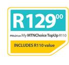 Lumia 435-On My MTNChoice TopUp R110