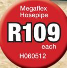Megaflex Hosepipe H060512-12mm x 20m