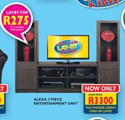 Alexa 3 Piece Entertainment Unit