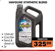 Havoline Synthetic Blend-5Ltr