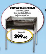 Bosveld Family Braai S0038-13-680 x 400 x 225mm