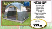 Campgear 4 Man Geelong Tent S0075-05G-240 x 210 x 170cm