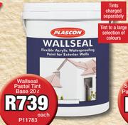 Plascon Wallseal Pastel Tint Base P11783-20Ltr