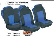 Explorer Seat Protectors Blue,Grey or Mocha