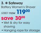 Safeway Battery Women's Shaver