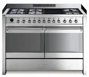Smeg 120CM Stainless Steel Gas Cooker A4-8