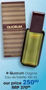 Quorum Original Eau De Toilette-100ml